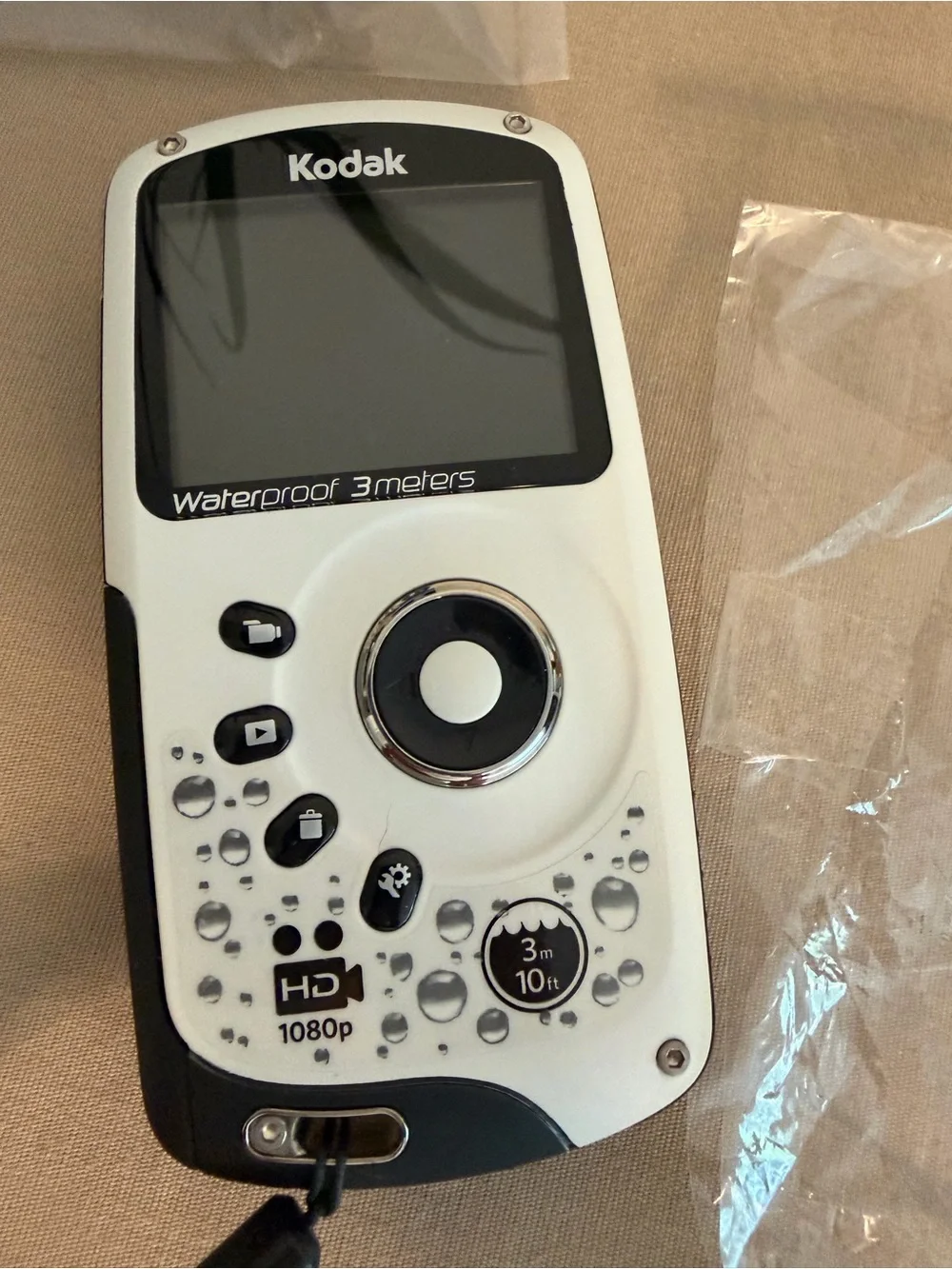 Kodak PlaySport (Zx3) HD 1080p Waterproof Pocket Video Camera (Purple) w/ Remote